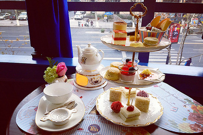 西湖銀泰 英倫風(fēng)情的午后，三層塔中的慢食光